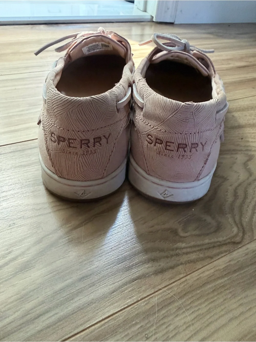 Sperry Women's Blush Pink Boat Shoes 8